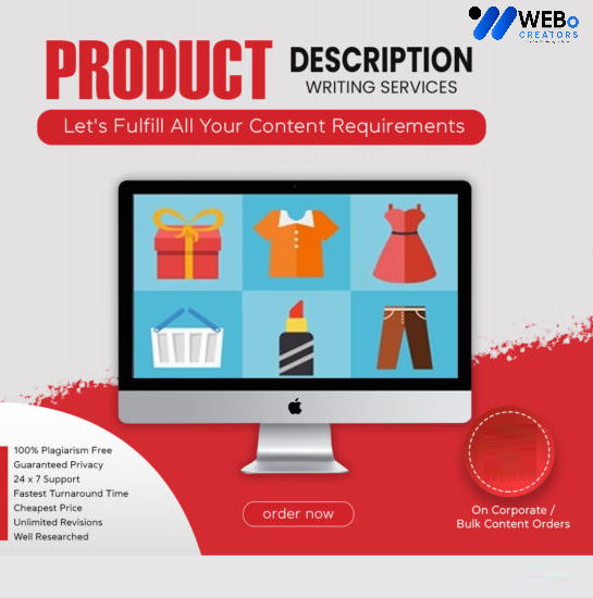 Product Description Writing Services | Best Digital Marketing Agency | Web Design in Austin for online stores